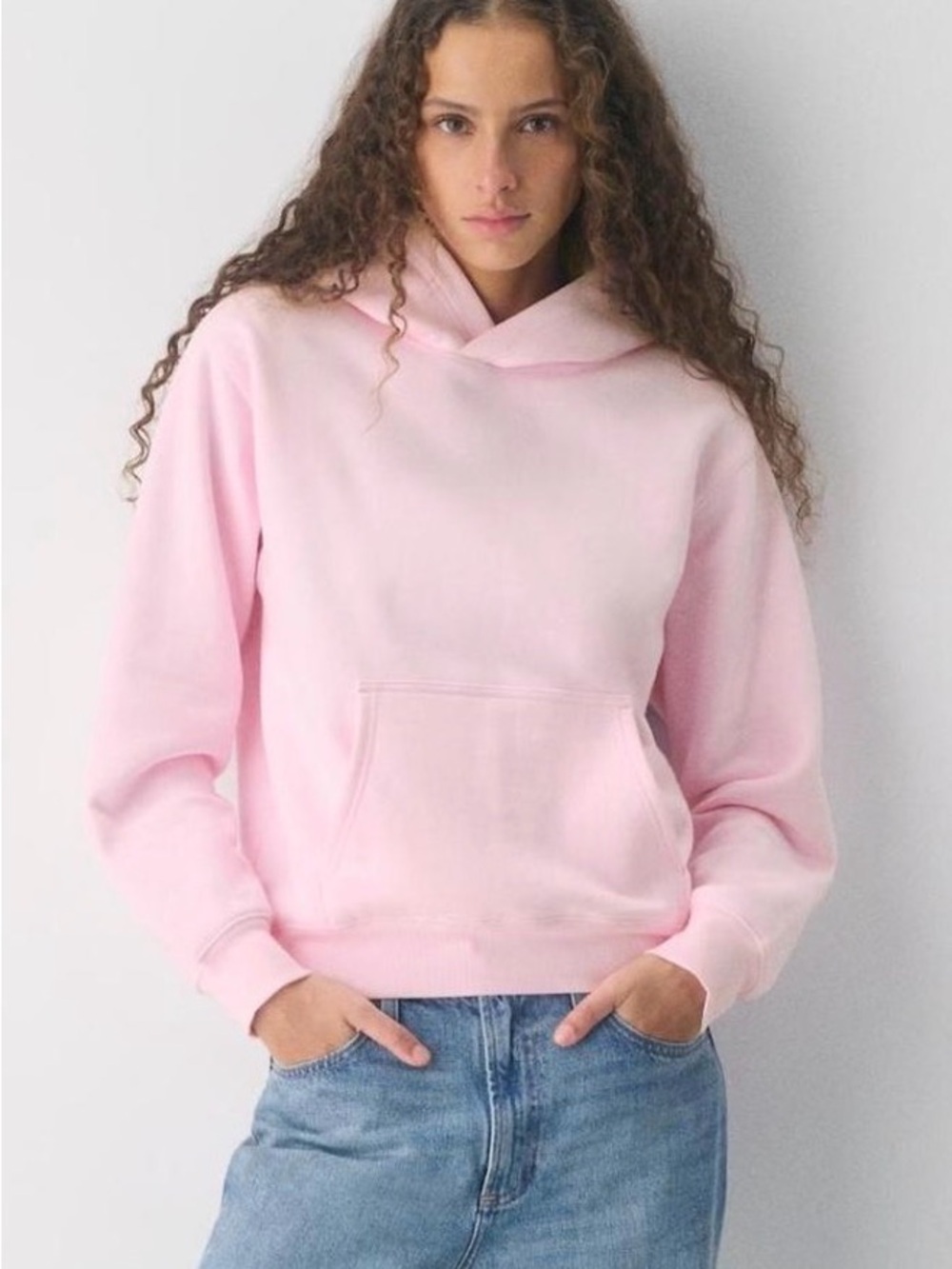 Aritzia Villa Pink Cozy Sweatfleece Perfect Hoodie